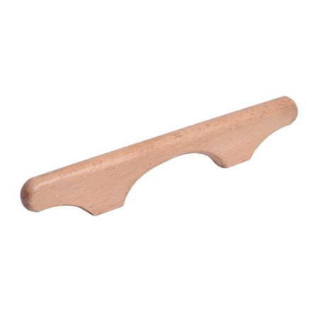 Handmade Natural Wooden Medium Door Handles 8 Inches